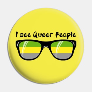 Lithromantic Sunglasses - Queer People Pin