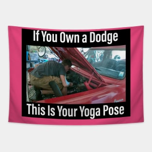 Dodge Yoga Tapestry