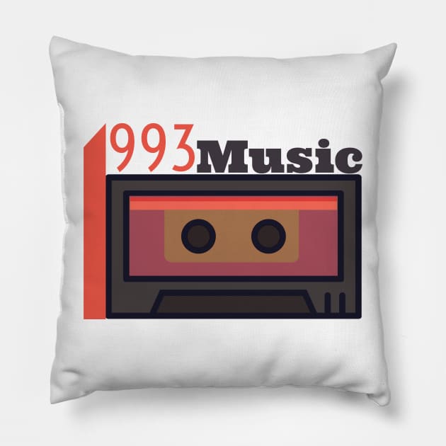 90's music Pillow by Magination