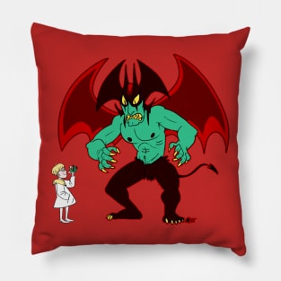 Red Devilman Pillow