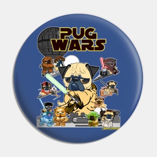 Pug Wars Pin