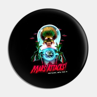 Mars Atacks Pin