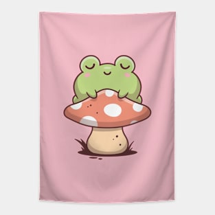 Sleepy Frog Tapestry