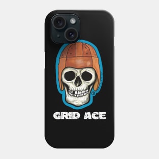 Grid Ace Skull Phone Case