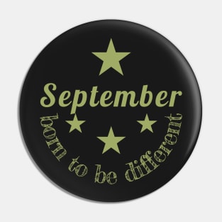 Birthday - September born to be different Pin