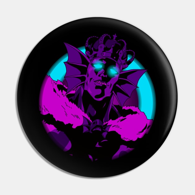 The Deep Sea King Neon Pin by tovuyovi.art