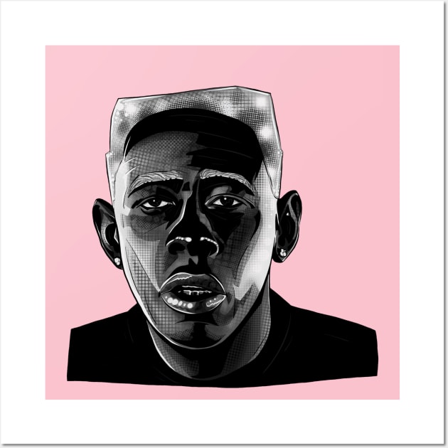 Tyler the Creator-Igor Album Cover-Pencil Drawing on White Paper