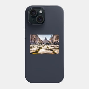 Sistine Chapel Rome, Worms Eye View Phone Case