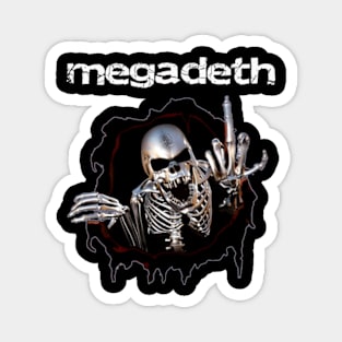 vintage horror megadeth band Magnet