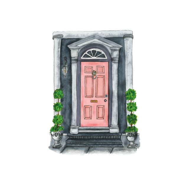 Pink Door Front by CasValli