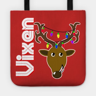 Family Christmas Photo "Vixen" Design Tote