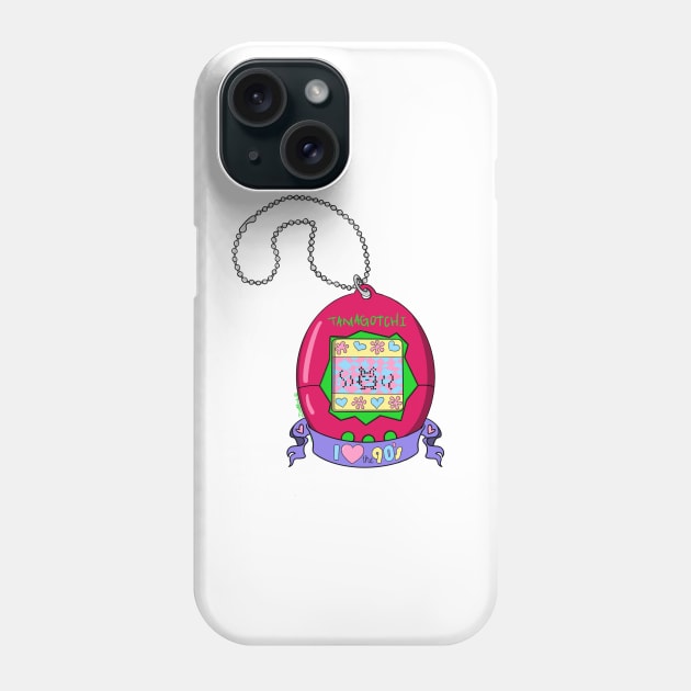 Tamagotchi Phone Case by Iblue