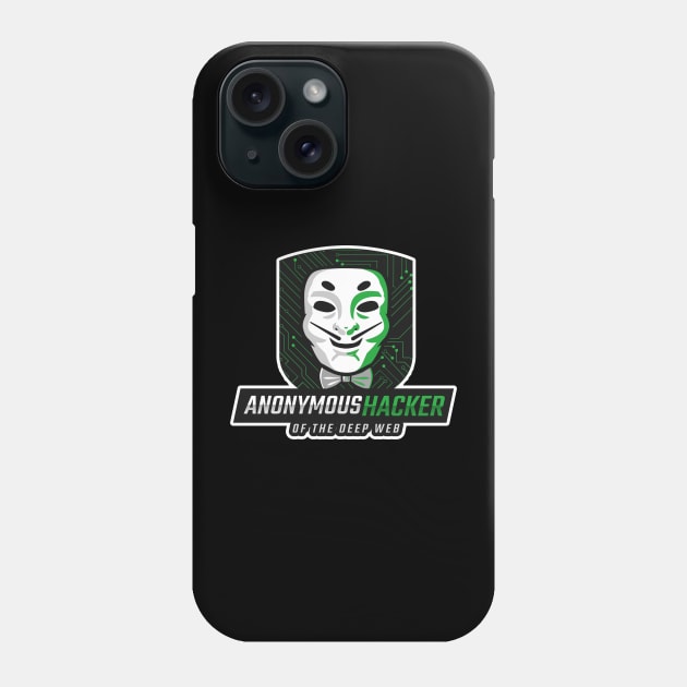 Anonymous Hacker of the Deep Web Phone Case by leo-jess