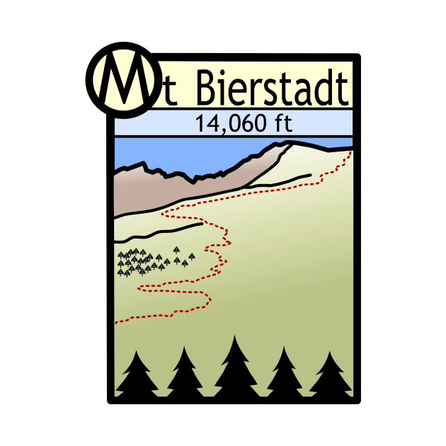 Mt Bierstadt Hiking Route by TripleTreeAdv