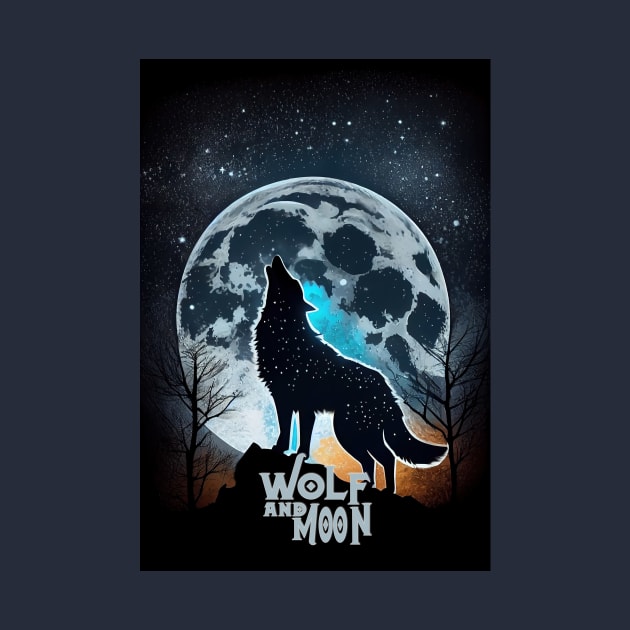 Wolf and Moon V1 by ABART BY ALEXST 