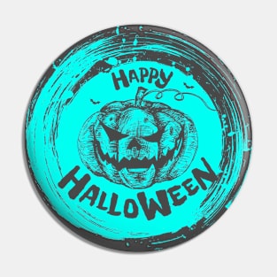 Halloween Scary Evil Pumpkin Funny Pumpkin Head Pin