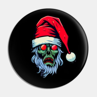 Christmas Zombie Pin