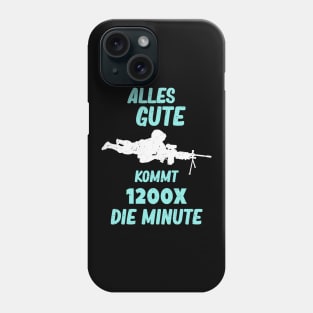 Lustiges MG Maschinengewehr Soldaten Gamer Fun Phone Case