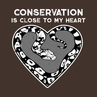 Boa Constrictor Conservation Heart T-Shirt