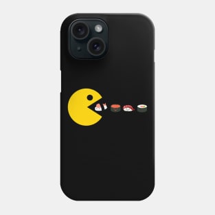 Pac man and sushi Phone Case