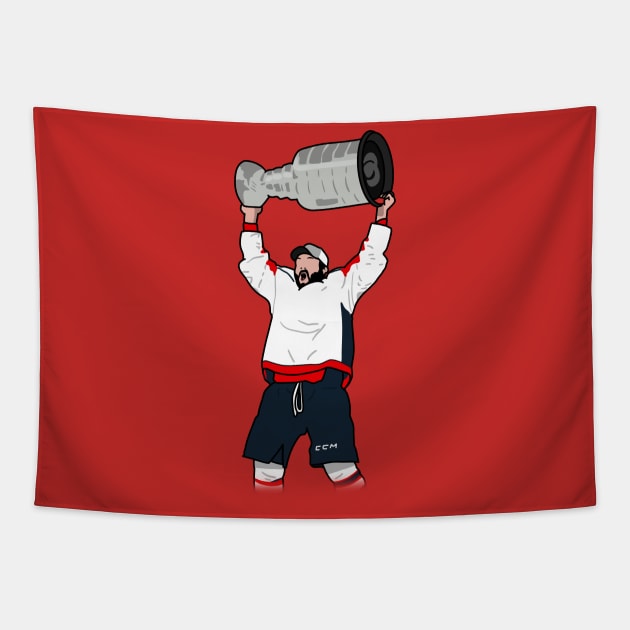 Stanley ovechkin Tapestry by Seeyaseiya