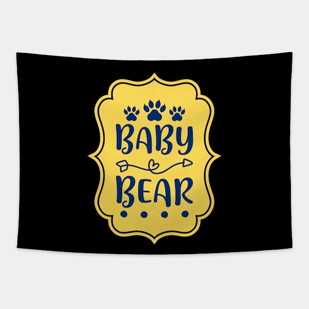 Baby Bear | For Cute Kids Tapestry by KidsKingdom