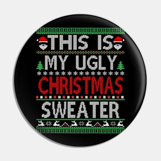 ugly sweater christmas 2024 Pin