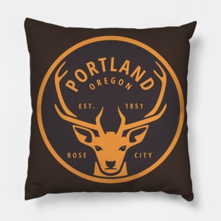 Portland Oregon Pillow