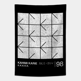 Kahimi Karie  / Minimalist Graphic Design Fan Artwork Tapestry