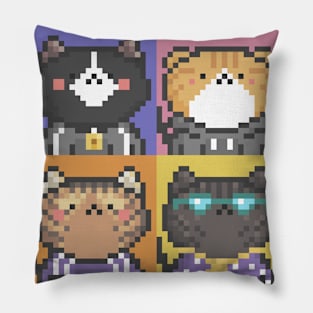 Pixel Cat Tile 035 Pillow