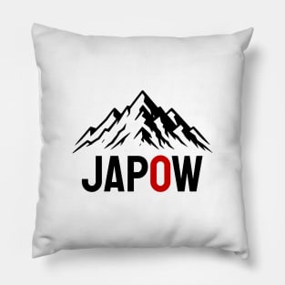 JAPOW Japan Powder Snow Snowboard Sticker - Black Pillow