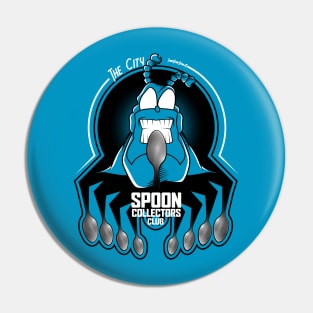 Spoon Club Pin