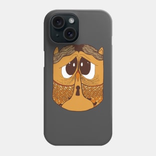 Cute Owl Lock heart Phone Case