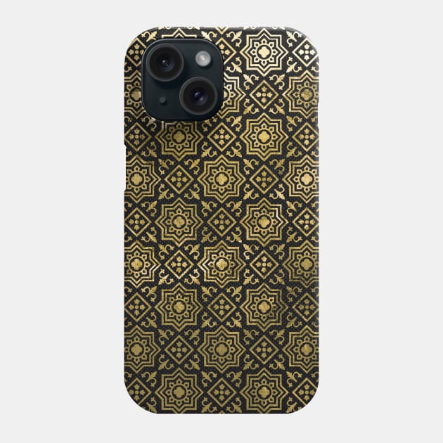 Arabic Gold pattern #2 Phone Case by GreekTavern