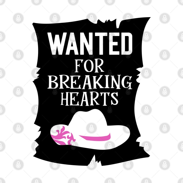 Wanted for breaking hearts by unique_design76