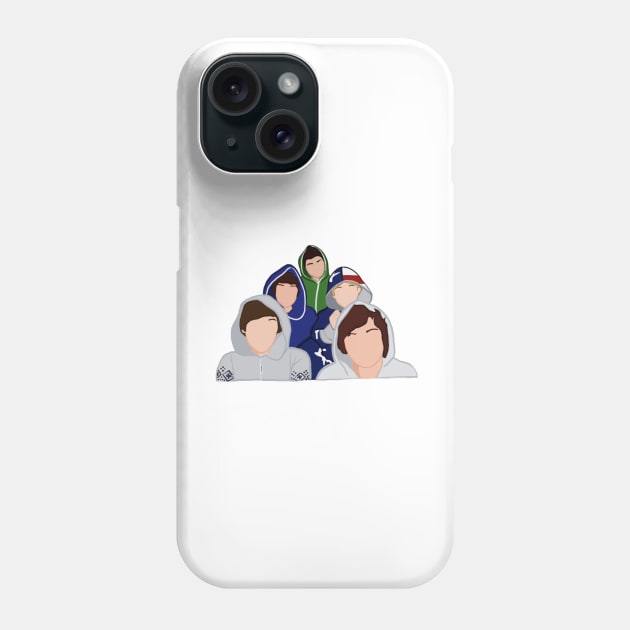 One Direction in Pajamas Phone Case by FaithNicole241