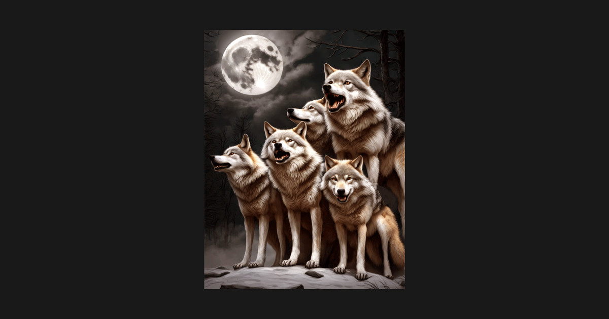 Wolf Pack - Wolf Packanimal Lover - T-Shirt TeePublic