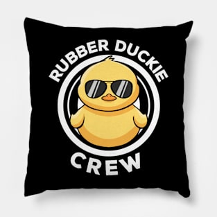 Rubber Duckie Crew I Love Ducks Lovers Funny Rubber Duck Pillow