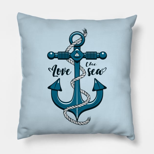 Love the Sea Pillow by lents