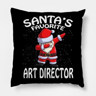 Santas Favorite Art Director Christmas Pillow