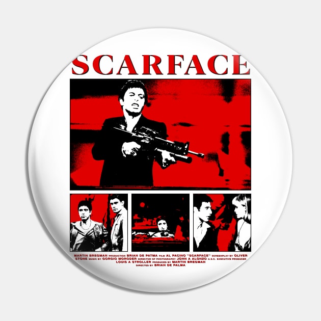 scarface Pin by Genetics art