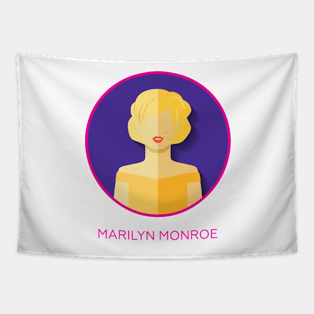 Marilyn Monroe Tapestry by diretoriododesign