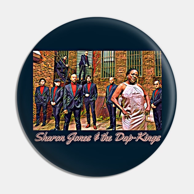 Sharon Jones & the Dap-Kings Pin by CoolMomBiz