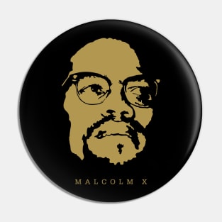 Malcolm X Pin