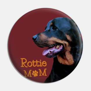 Rottie Mom Pin