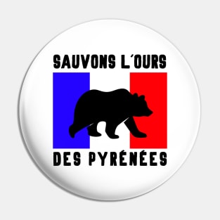 Save the bears France Pin