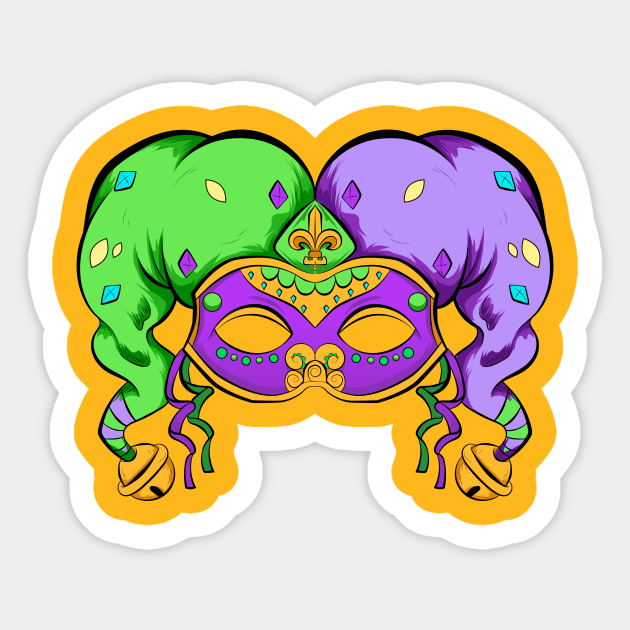 Mardi Gras 2022 Stickers for Sale