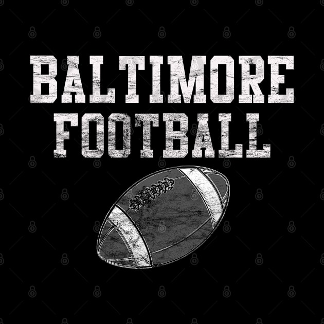 Vintage Baltimore Football by tropicalteesshop