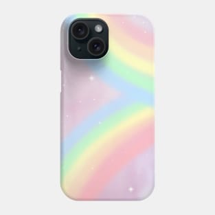 Rainbow Pastel Glitter Phone Case