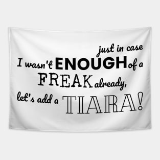 Let's add a tiara! Tapestry